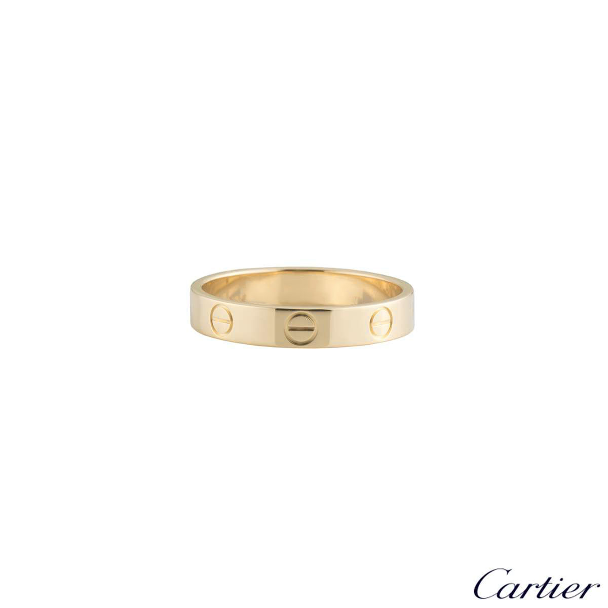 Cartier Yellow Gold Plain Love Wedding Band Ring 51 B4085051 | Rich ...